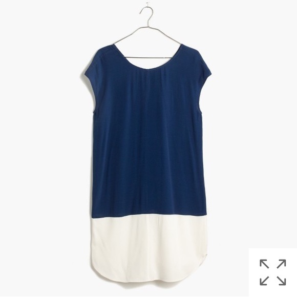 color block tunic dress